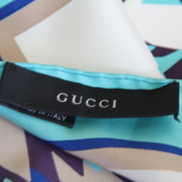 Gucci 100% Silk Scarf.  RARE Gorgeous - Picture 2 of 13